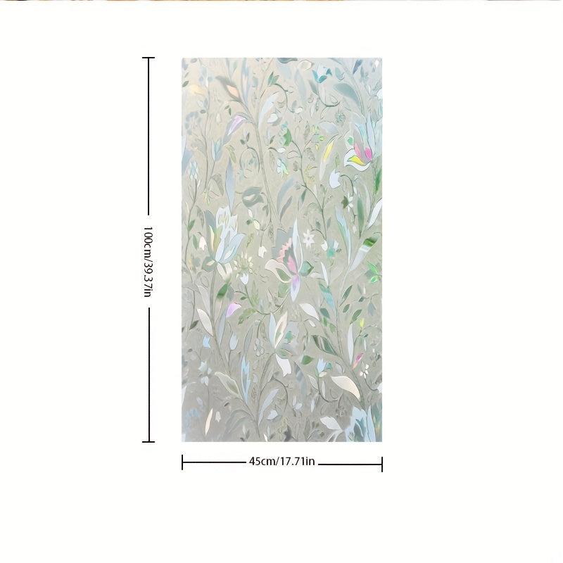 Tulip Flower Glass Window Film Privacy Sticker