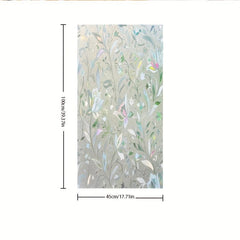 Tulip Flower Glass Window Film Privacy Sticker