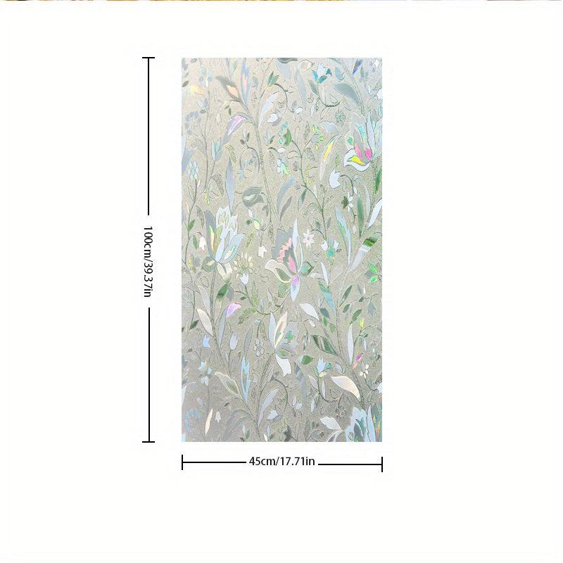 Tulip Flower Glass Window Film Privacy Sticker