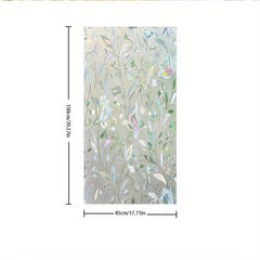 Tulip Flower Glass Window Film Privacy Sticker