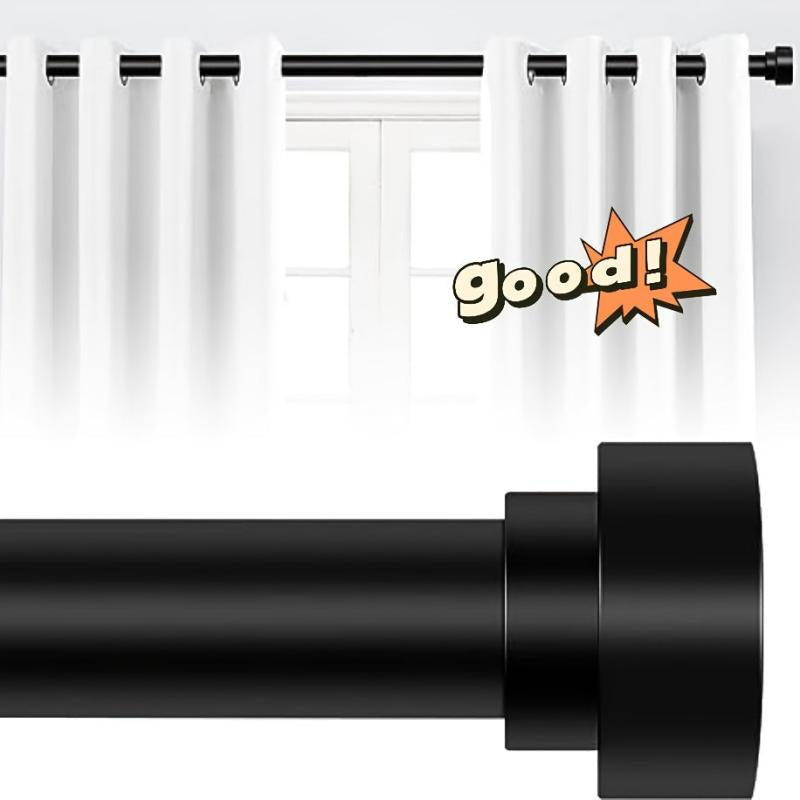 Adjustable Curtain Rod 54 cm Diameter Heavy Duty Modern Decorative Drapery Rods