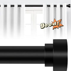 Adjustable Curtain Rod 54 cm Diameter Heavy Duty Modern Decorative Drapery Rods