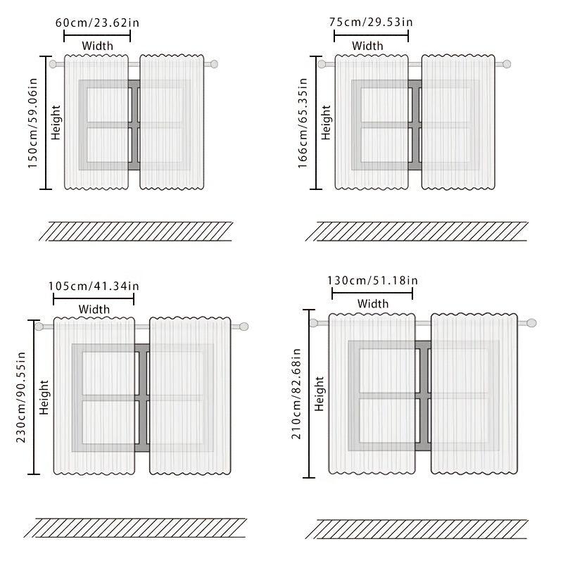 2-Panel Roses Printed Curtain for Home Decor