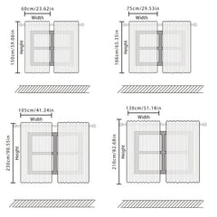 2-Panel Roses Printed Curtain for Home Decor