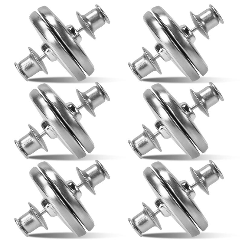 4 Pairs Curtain Magnetic Button Metal Button 25MM Curtain Weights Magnets
