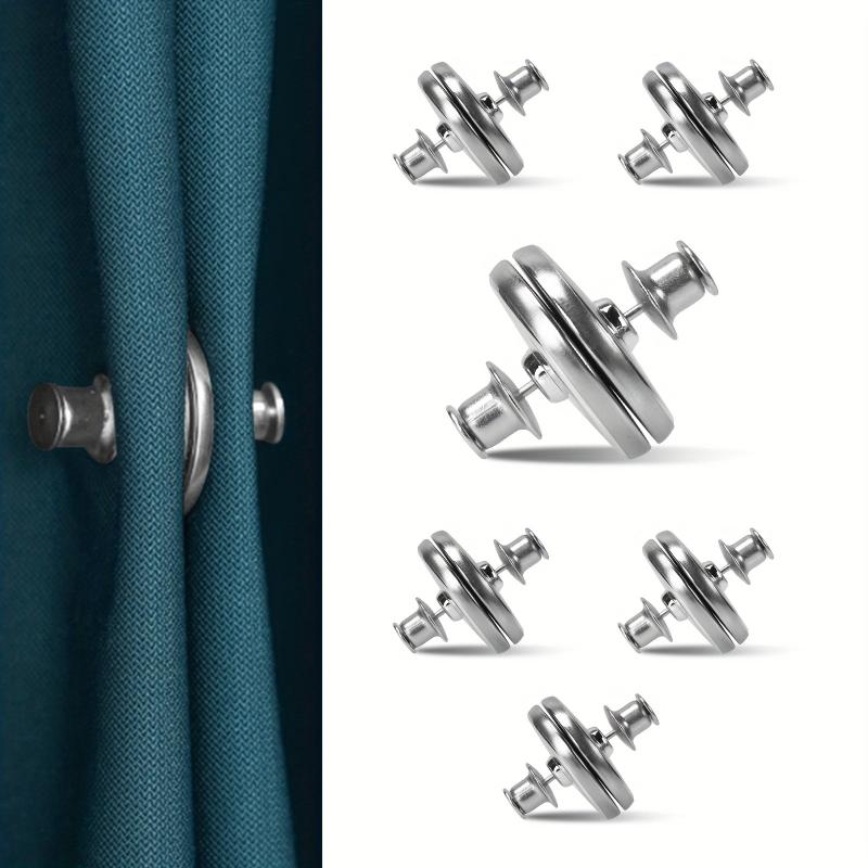 4 Pairs Curtain Magnetic Button Metal Button 25MM Curtain Weights Magnets