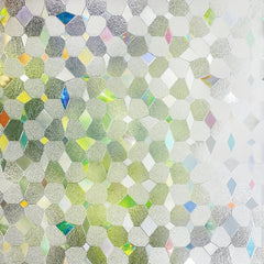 Privacy Window Film No Glue Stained Glass Door Sticker