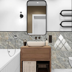 10pcs Marble Tile Stickers Waterproof Decorative Marble Stickers