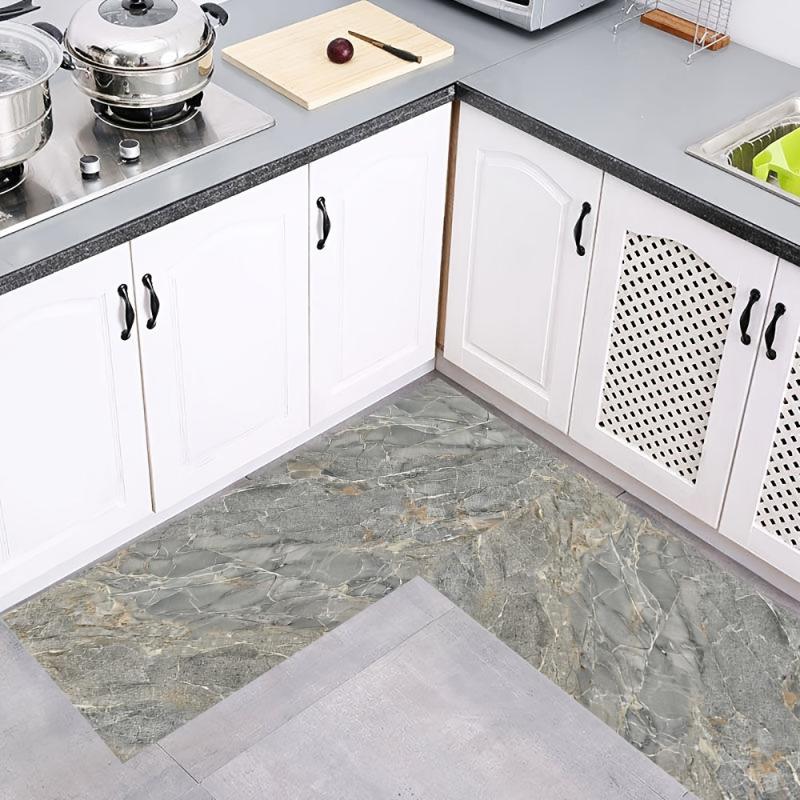 10pcs Marble Tile Stickers Waterproof Decorative Marble Stickers