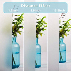 Privacy Window Film Translucent Stripe Glass Sticker