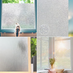 Privacy Window Film Translucent Stripe Glass Sticker