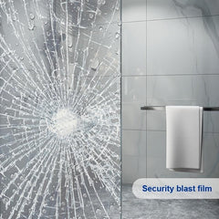 Clear Security Window Film Safety Shatterproof Glass Protective Vinyl