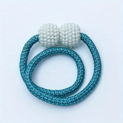 2pcs Pearl Magnetic Curtain Buckles Tieback Accessories