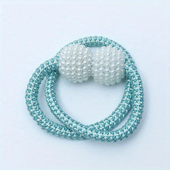 2pcs Pearl Magnetic Curtain Buckles Tieback Accessories