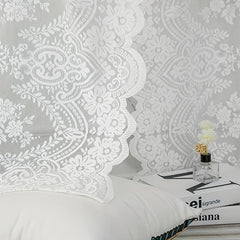 Nordic Semi Shading Lace Curtain for Home Decor