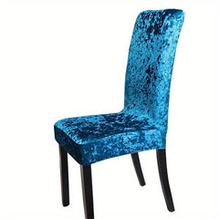 Velvet Dining Chair Slipcover Stretch Spandex Elastic Chair Slipcover