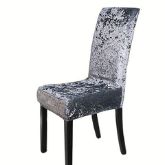 Velvet Dining Chair Slipcover Stretch Spandex Elastic Chair Slipcover