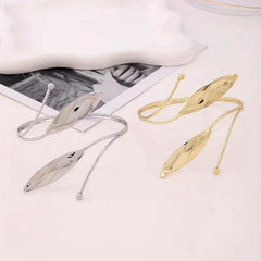 Leaf Metal Pattern Curtain Tieback for Home Bathroom