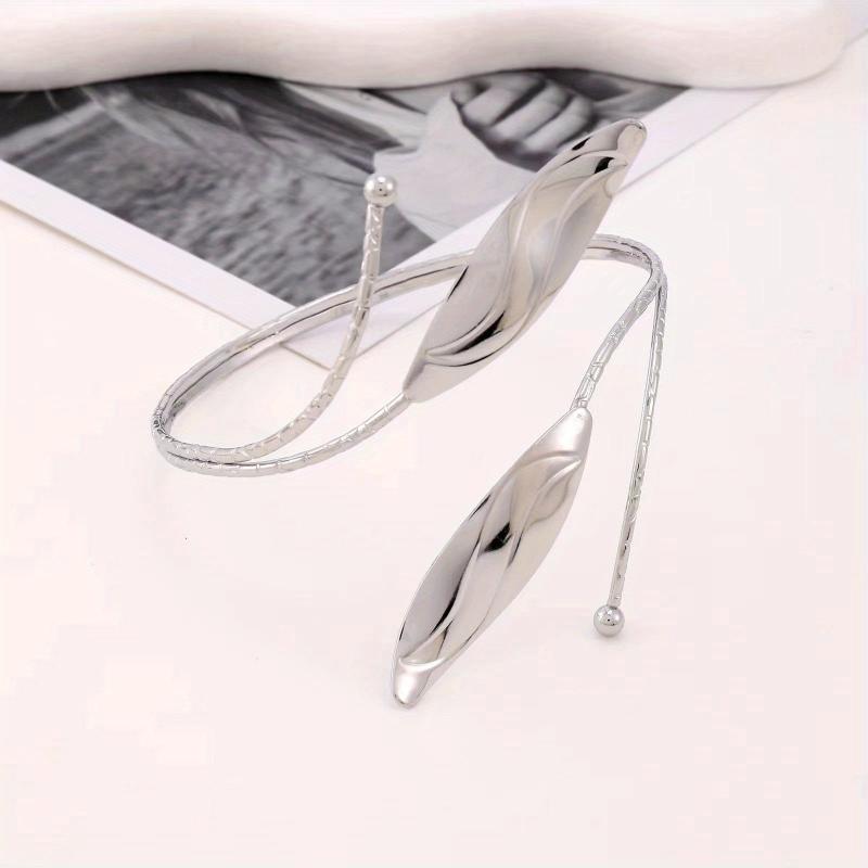Leaf Metal Pattern Curtain Tieback for Home Bathroom