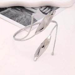 Leaf Metal Pattern Curtain Tieback for Home Bathroom