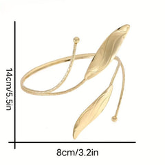 Leaf Metal Pattern Curtain Tieback for Home Bathroom