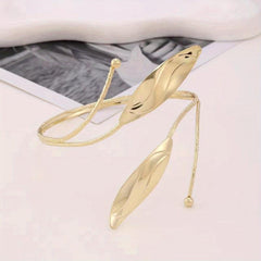 Leaf Metal Pattern Curtain Tieback for Home Bathroom