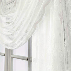 Lace Valance Curtain Head Outdoor Gazebo Wedding Party French Romantic