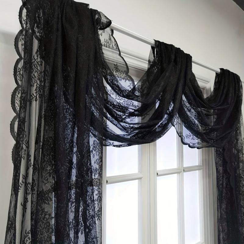 Lace Valance Curtain Head Outdoor Gazebo Wedding Party French Romantic