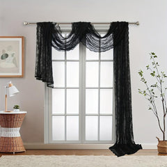 Lace Valance Curtain Head Outdoor Gazebo Wedding Party French Romantic