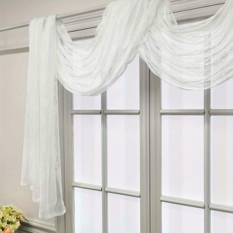 Lace Valance Curtain Head Outdoor Gazebo Wedding Party French Romantic