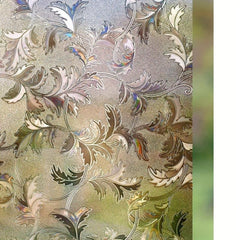 Hibiscus Flower Pattern Window Film for Privacy