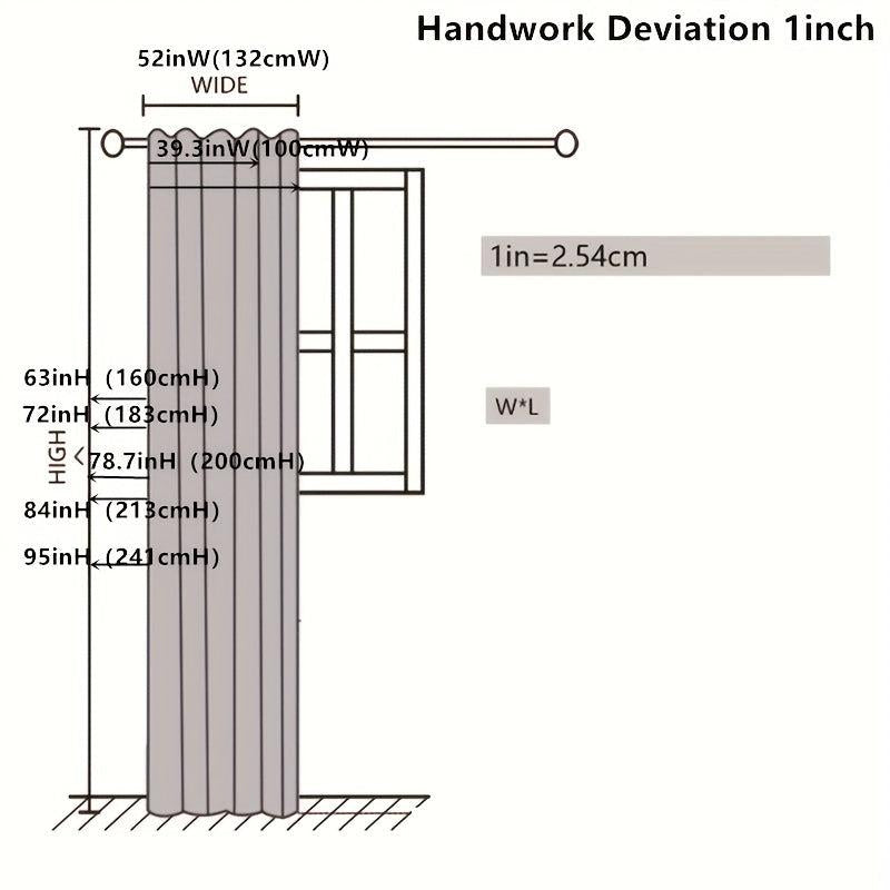 Yellow Grey Gradient Tulle Sheer Voile Rod Type Curtain