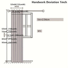 Yellow Grey Gradient Tulle Sheer Voile Rod Type Curtain