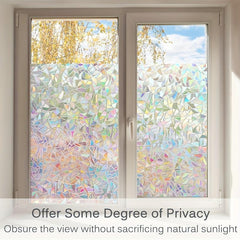 Geometric Pattern Frosted Window Film Privacy Sticker