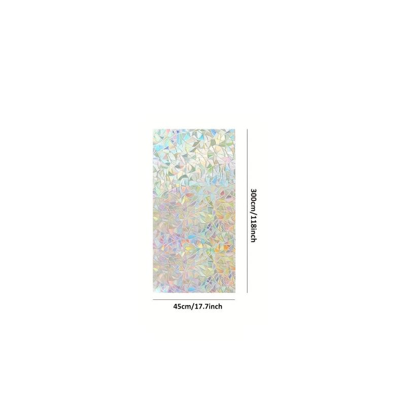 Geometric Pattern Frosted Window Film Privacy Sticker