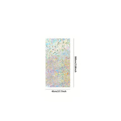 Geometric Pattern Frosted Window Film Privacy Sticker