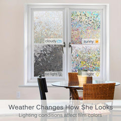 Geometric Pattern Frosted Window Film Privacy Sticker
