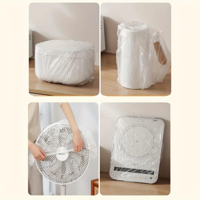 10pcs Disposable Dust Cover for Household Appliances with Elastic Band