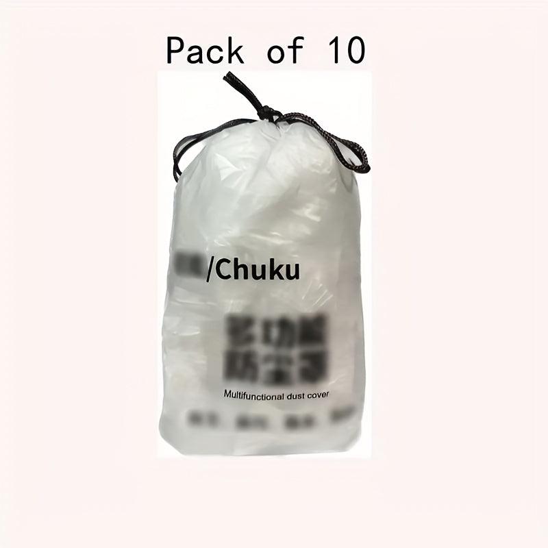 10pcs Disposable Dust Cover for Household Appliances with Elastic Band