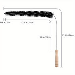 Dryer Vent Cleaner Kit Lint Remover Brush Flexible Refrigerator Coil Brush