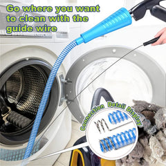Dryer Vent Cleaning Kit Vacuum Attachment Flexible Lint Brush Remover