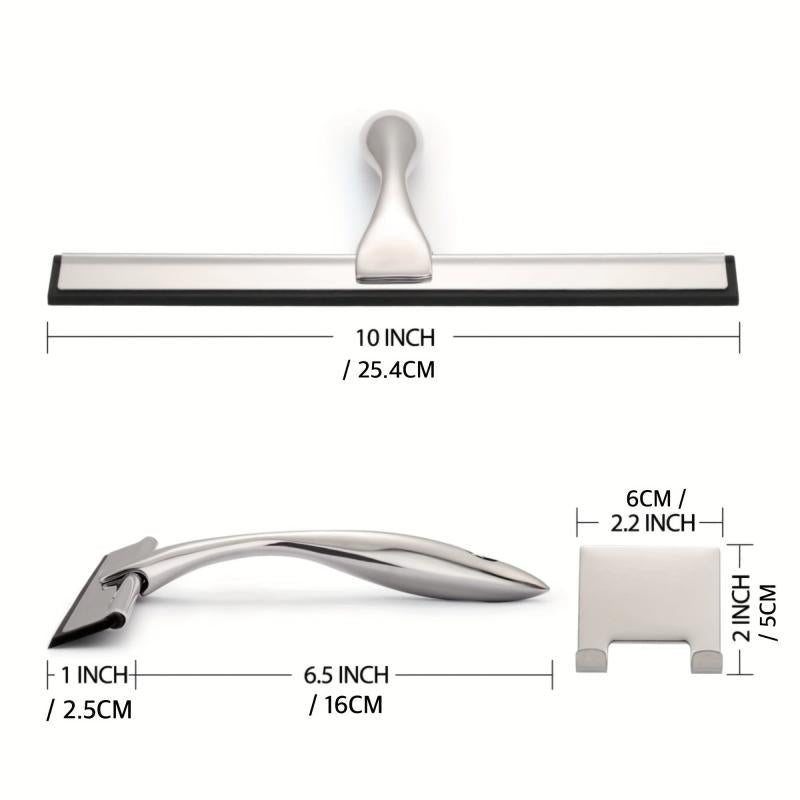 Stainless Steel Shower Squeegee - 25.4 cm