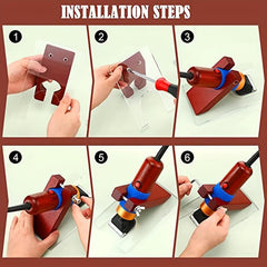 Solid Wood Acrylic Shearing Guide for Rug Tufting