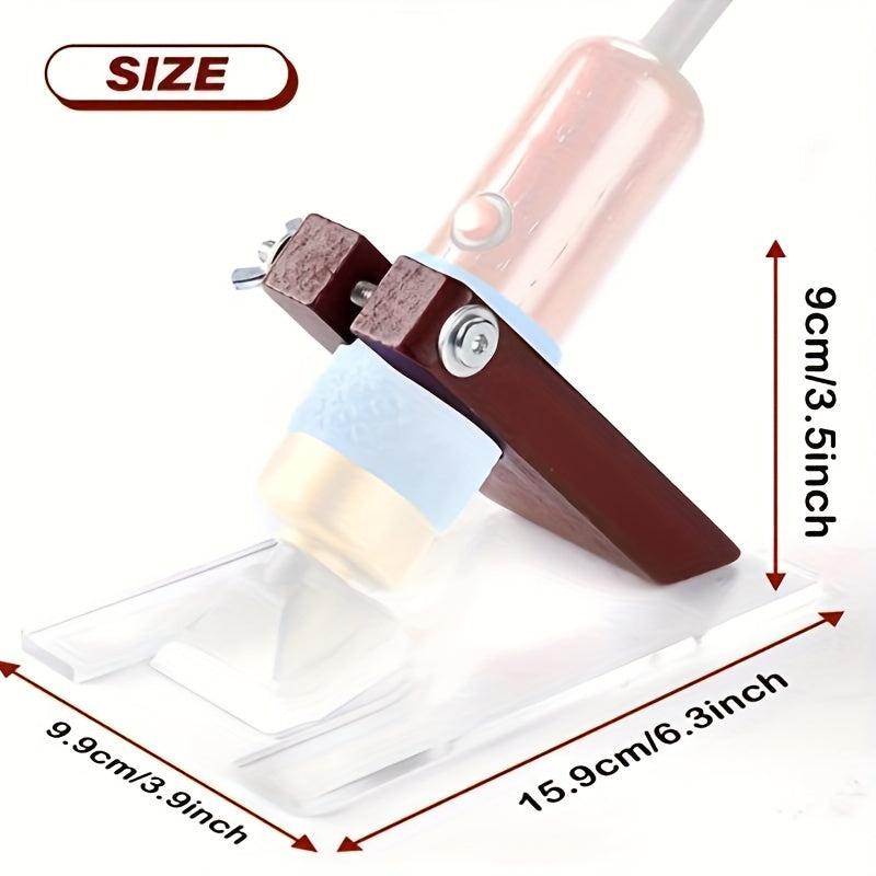 Solid Wood Acrylic Shearing Guide for Rug Tufting