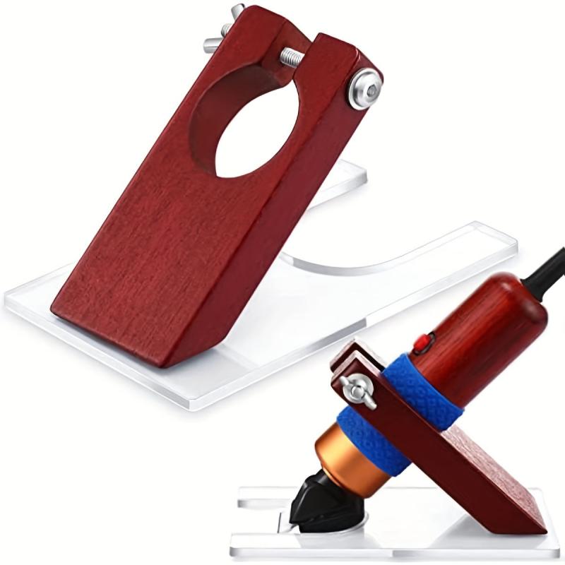 Solid Wood Acrylic Shearing Guide for Rug Tufting