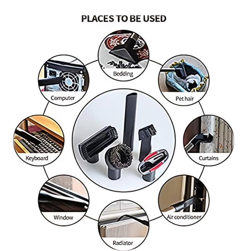 6pcs Vacuum Cleaner Accessories Kit, 26 Inch Hose and Cleaning Tools