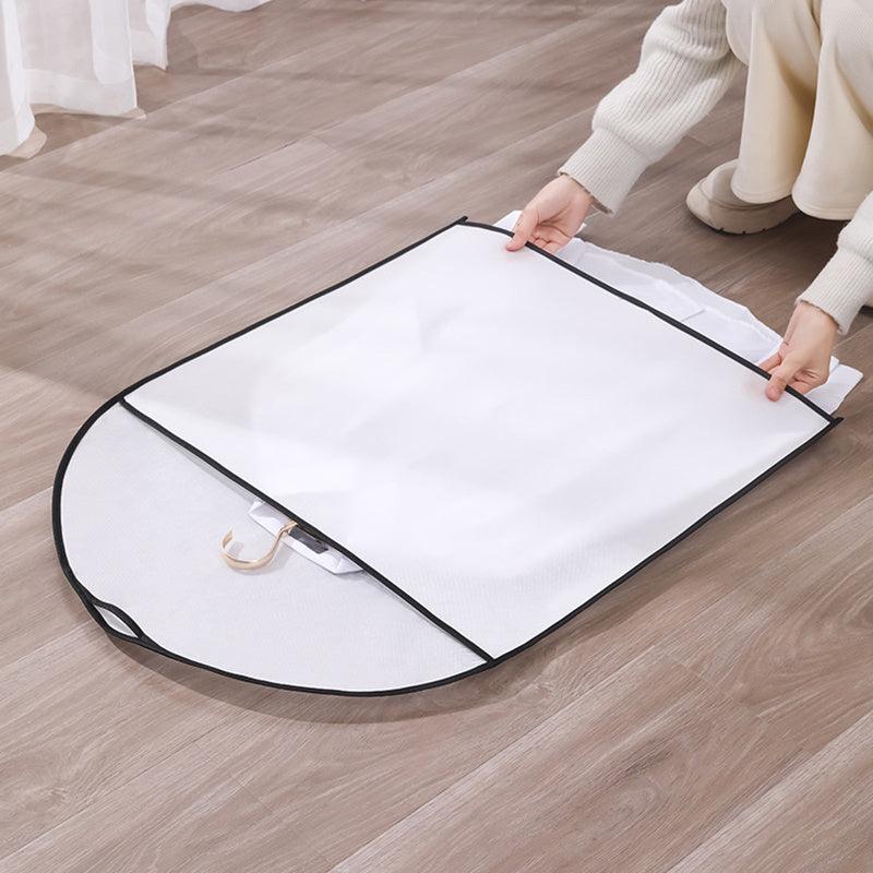 5pcs Clothes Storage Dust Cover Hanging Clothes Bag Thickened Breathable