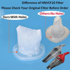 HNVCF10 Replacement Filters for Black and Decker Dustbuster Hand Vacuums