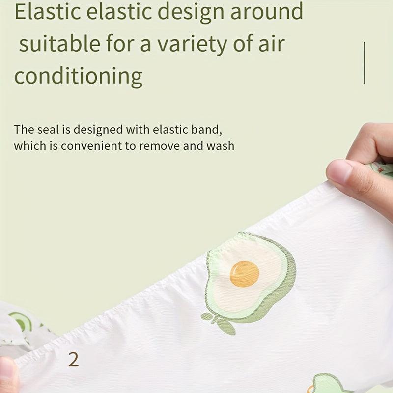 Air Conditioner Dust Cover Cartoon High Elastic Washable Random Patterns