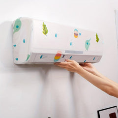 Air Conditioner Dust Cover Cartoon High Elastic Washable Random Patterns